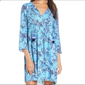 NWT Lilly Pulitzer Marlina Tunic Dress Lt Aqua Spr